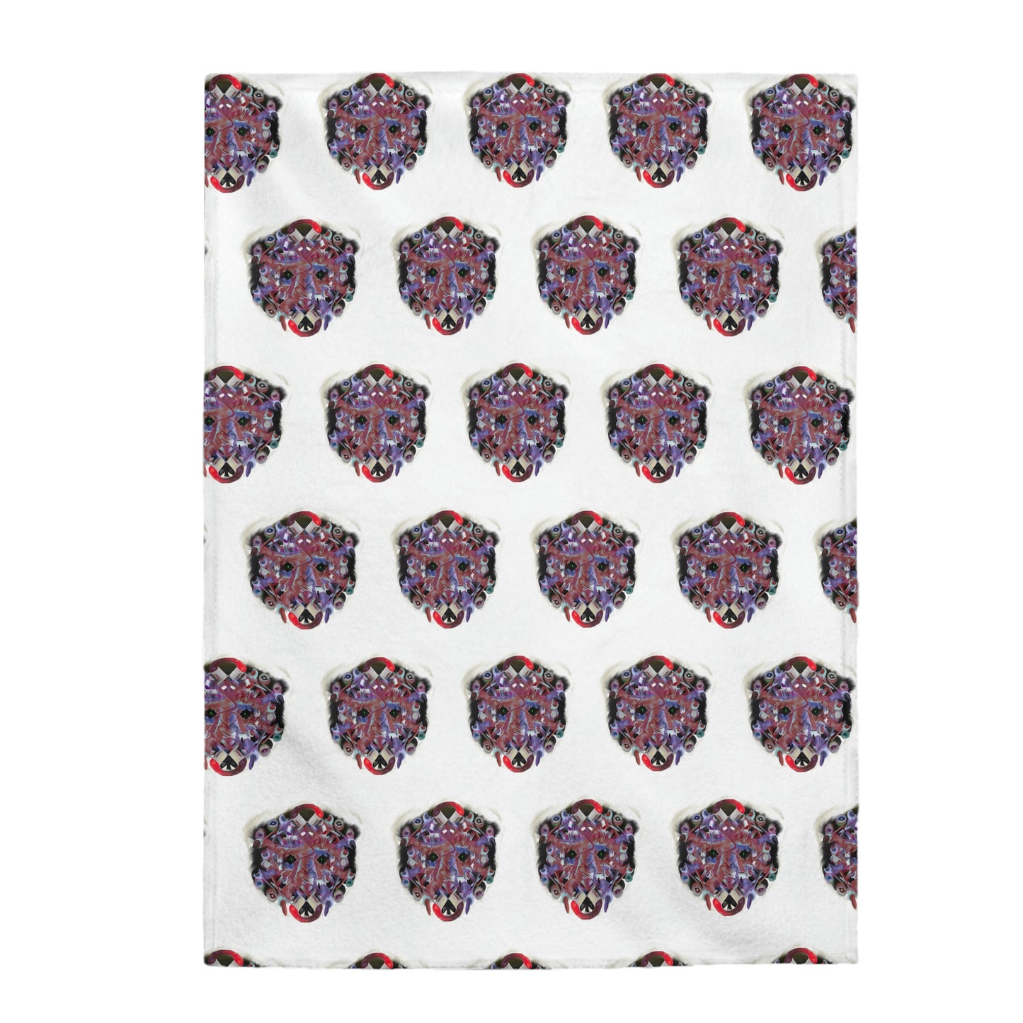 Interfaces Velveteen Plush Blanket