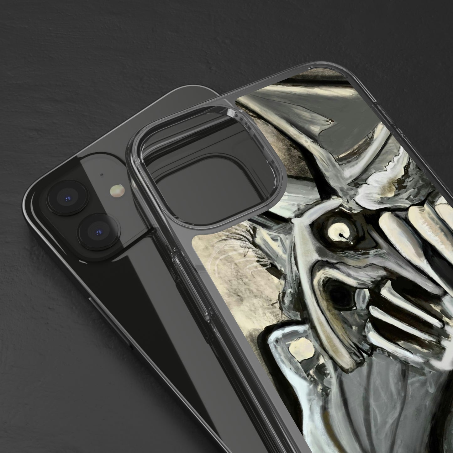 Terrified Clear Phone Case Case for iphone and Samsung