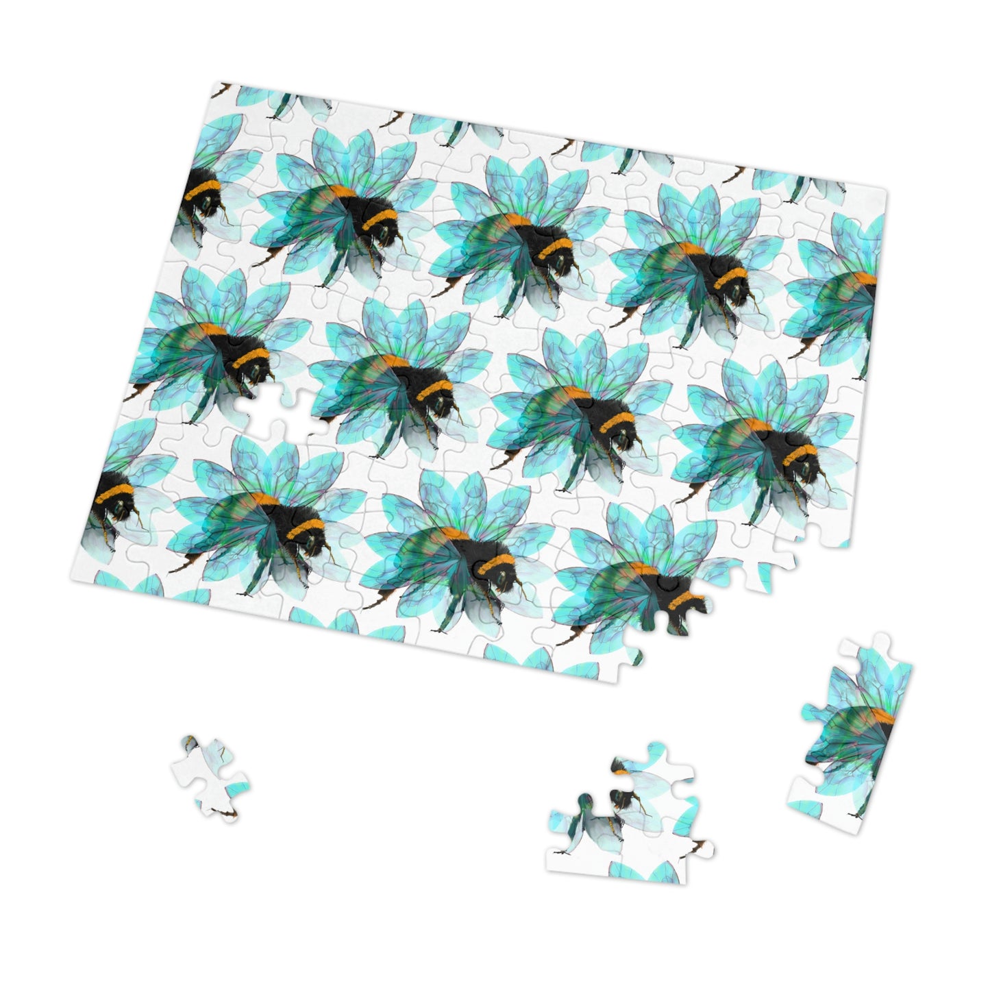 Bee in the Flower Jigsaw Puzzle (30, 110, 252, 500,1000-Piece)