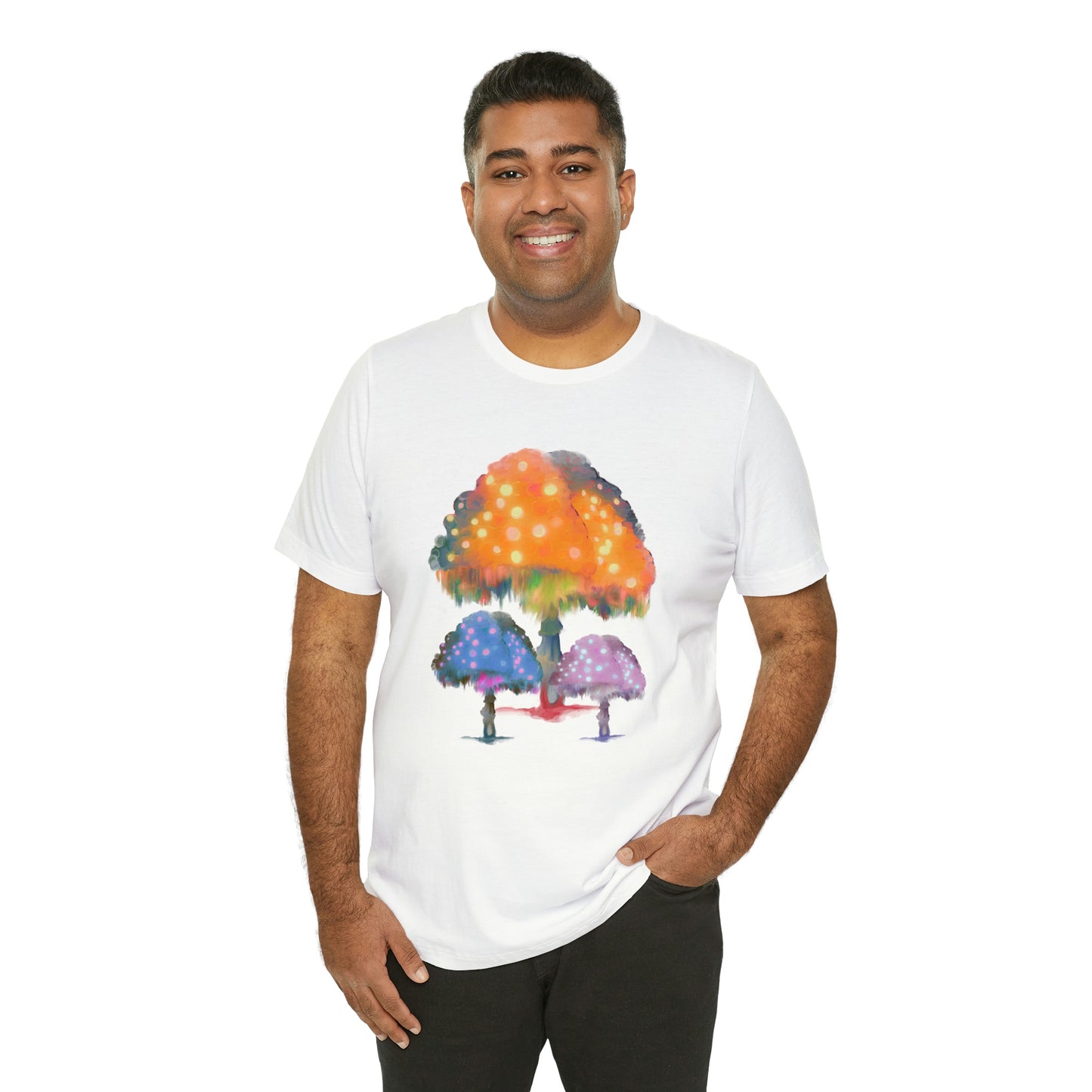 Ghost Fungi Unisex Jersey Short Sleeve Tee