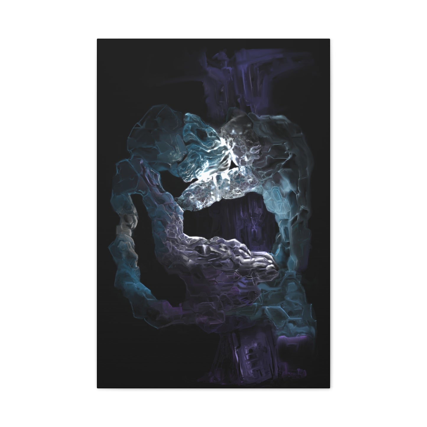 Anomalous Presence Print on Stretched Canvas