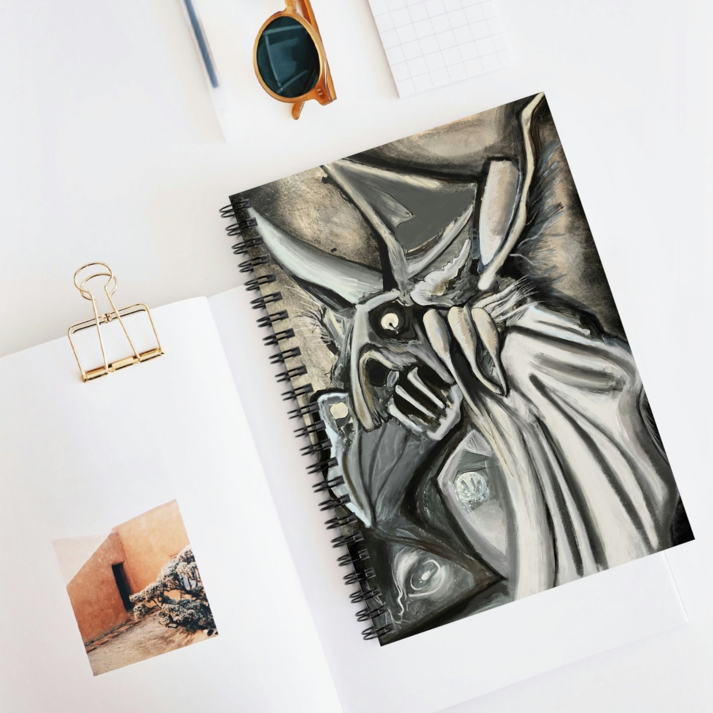 Terrified Spiral Notebook - Ruled Line