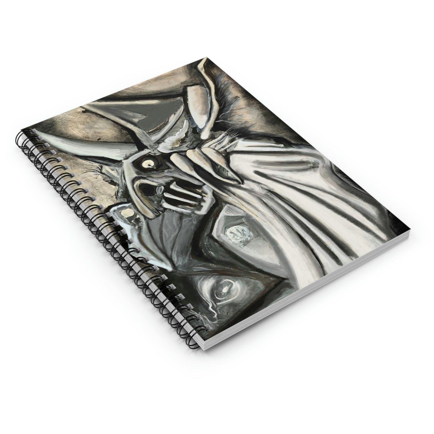 Terrified Spiral Notebook - Ruled Line