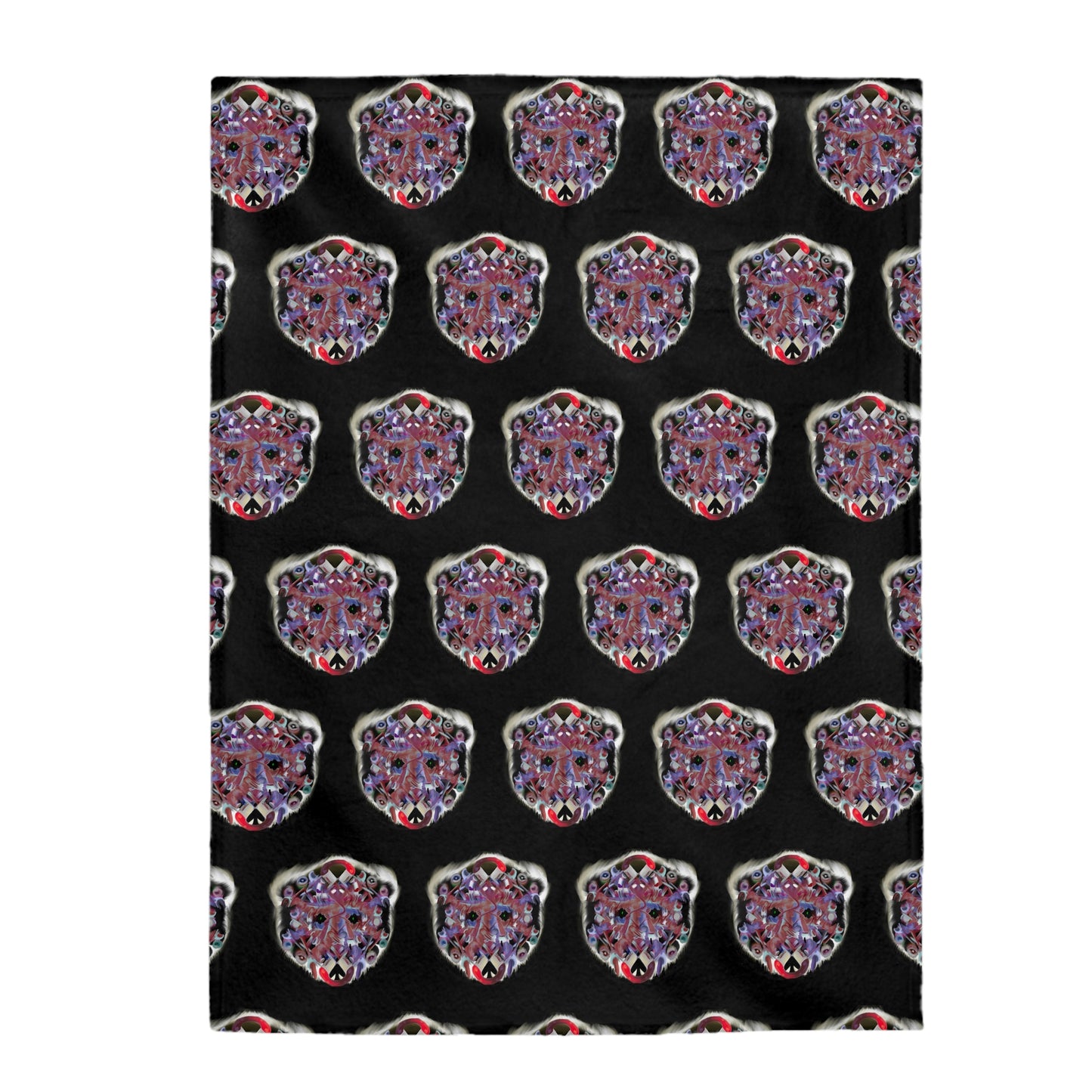 Interfaces Velveteen Plush Blanket