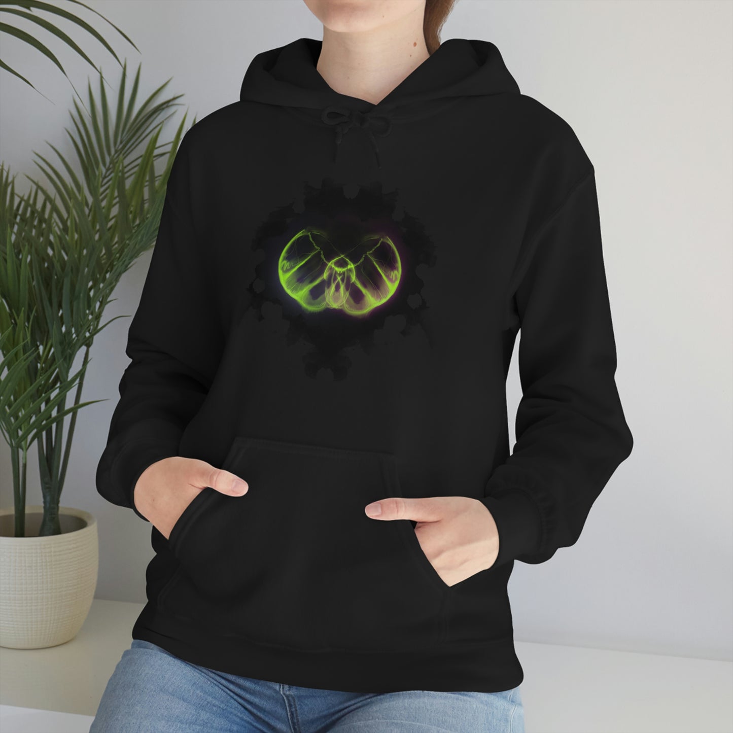 Phantasm Moth Unisex Heavy Blend Hooded Sweatshirt
