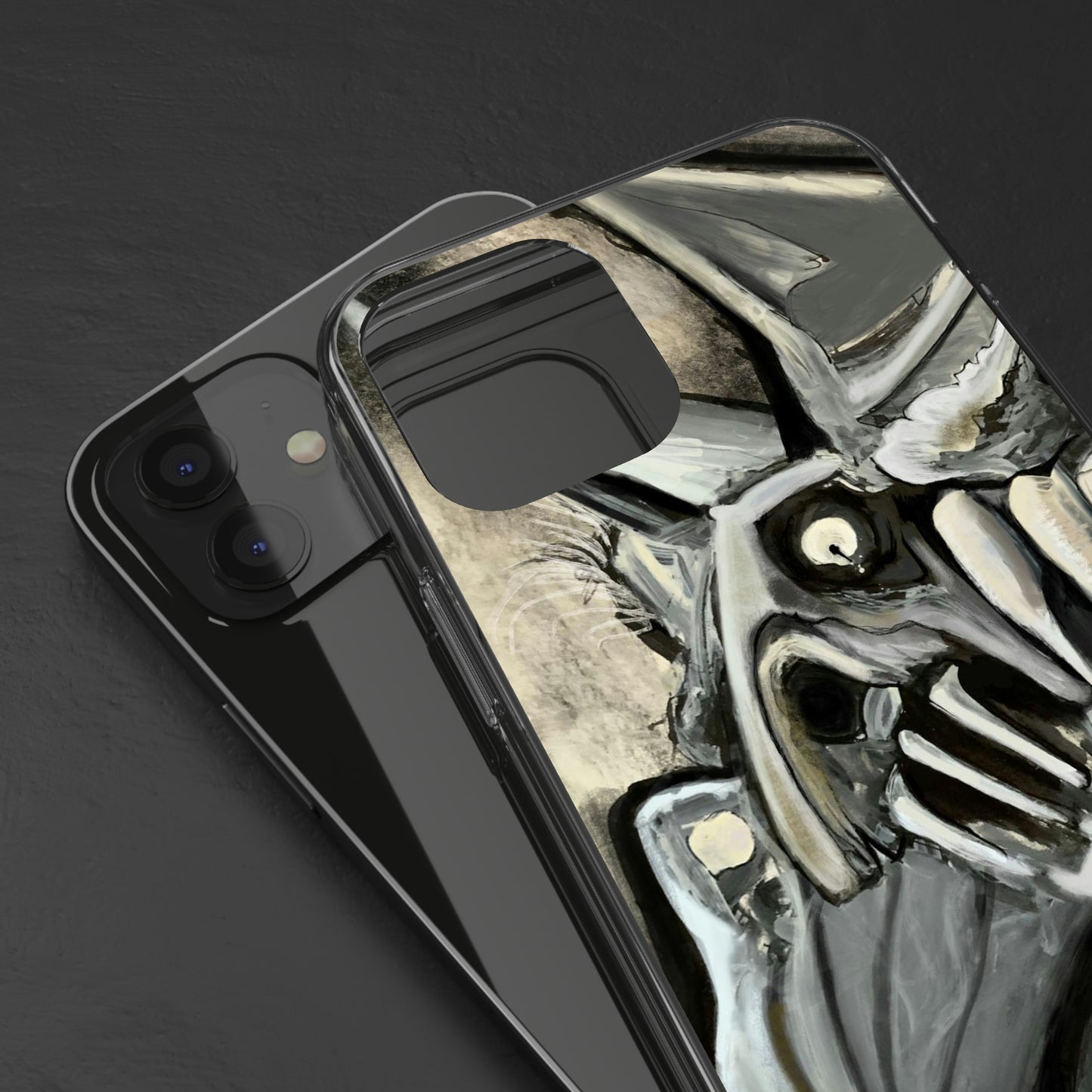 Terrified Clear Phone Case Case for iphone and Samsung
