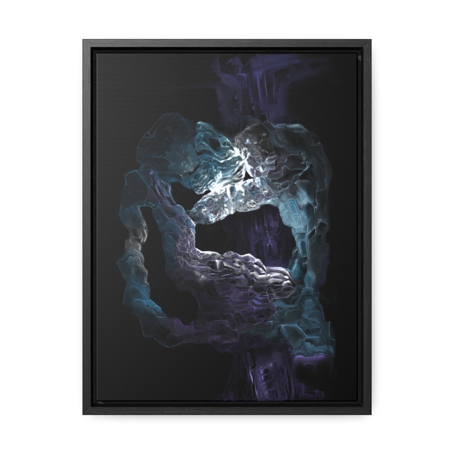 Anomalous Presence Gallery Canvas Wrap in Vertical Frame