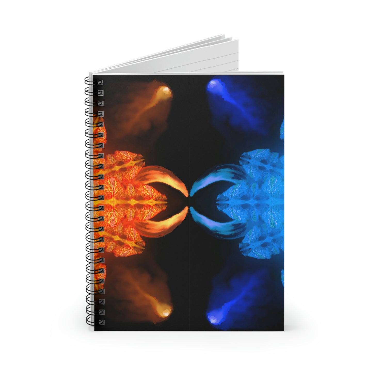 Fire & Ice Spiral Notebook - Ruled Line