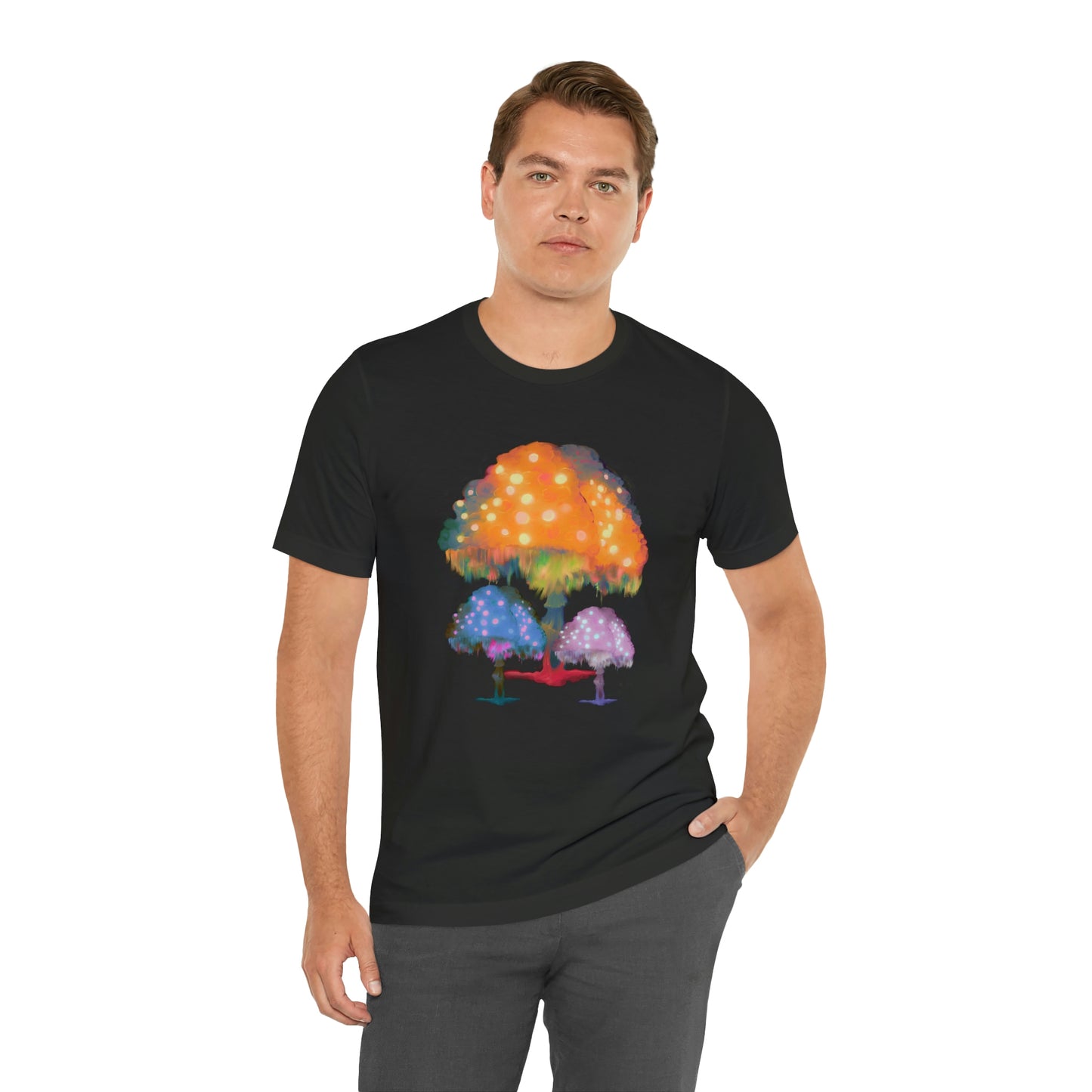 Ghost Fungi Unisex Jersey Short Sleeve Tee