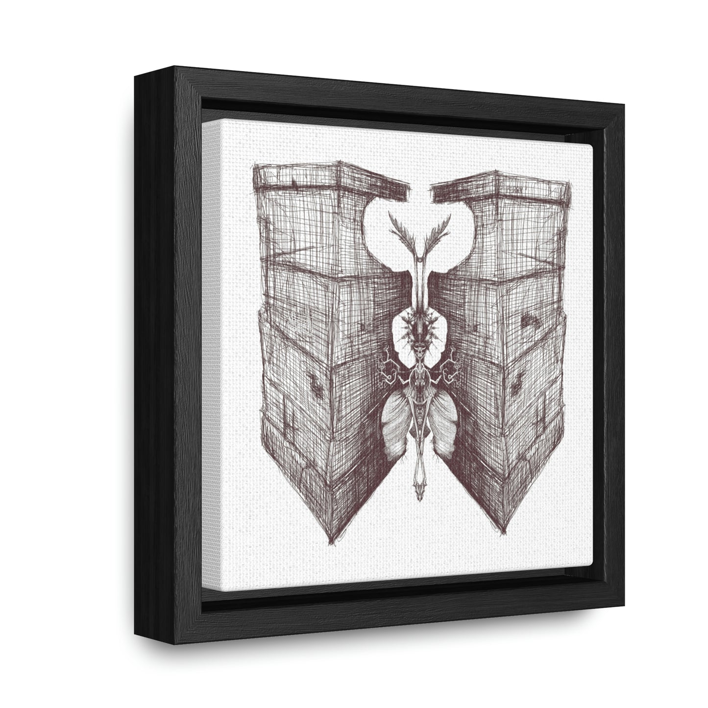 Heavy WIngs Gallery Canvas Wraps Square Frame