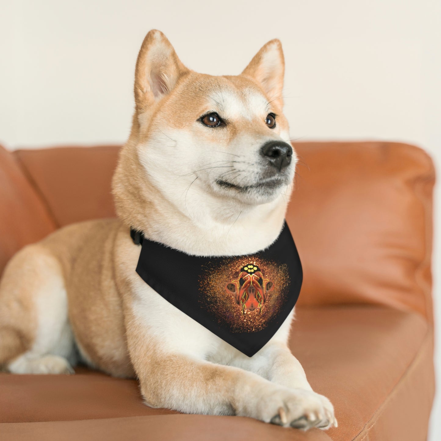 Fused Pet Bandana Collar