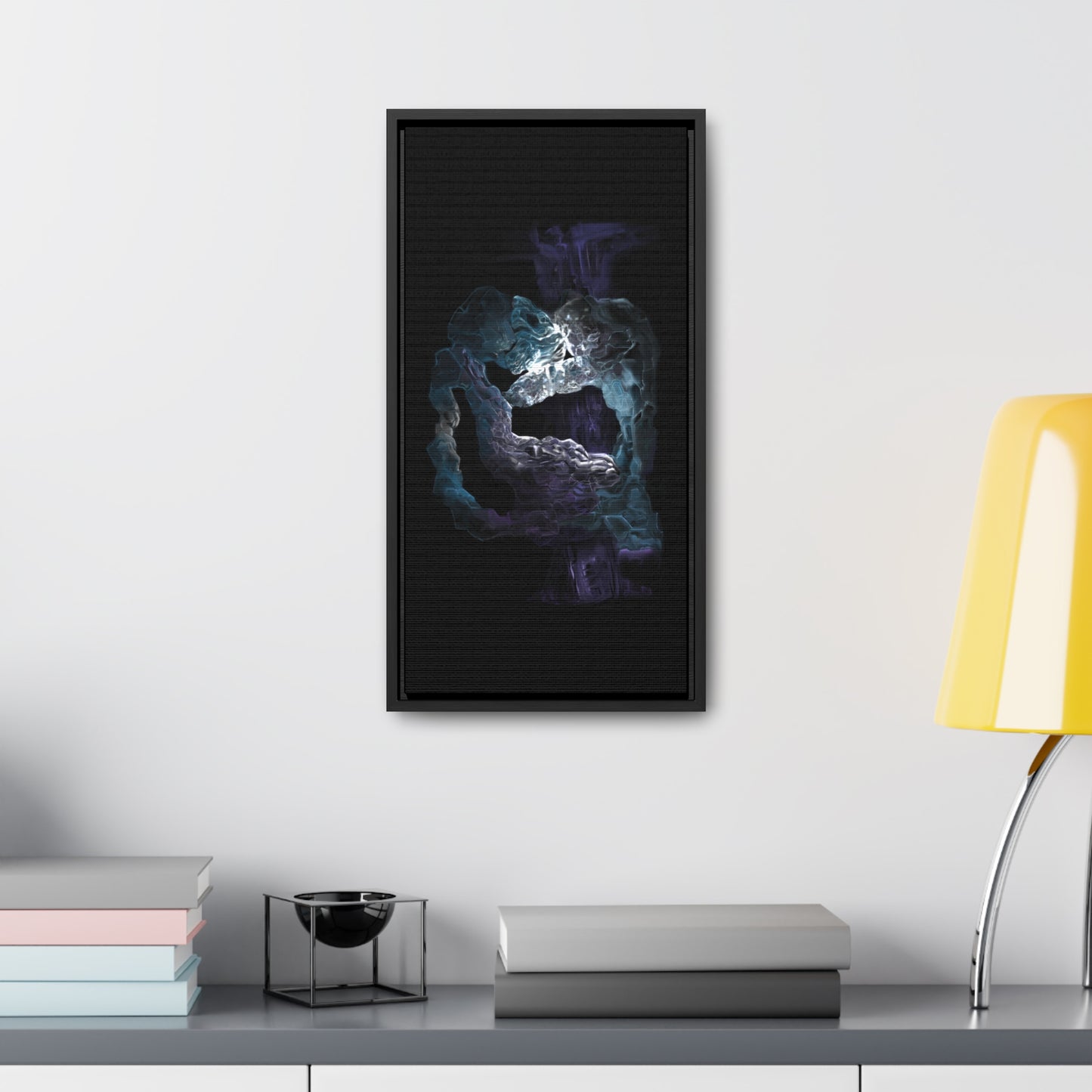 Anomalous Presence Gallery Canvas Wrap in Vertical Frame