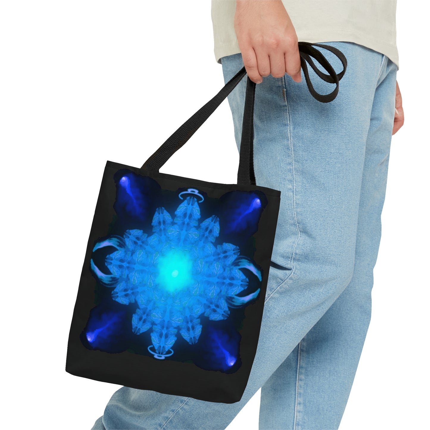 Fire & Ice Burst Tote Bag