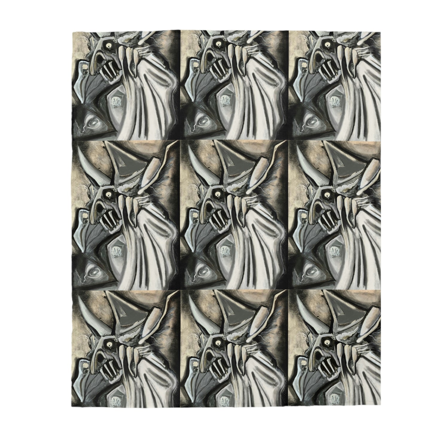 Terrified Velveteen Plush Blanket