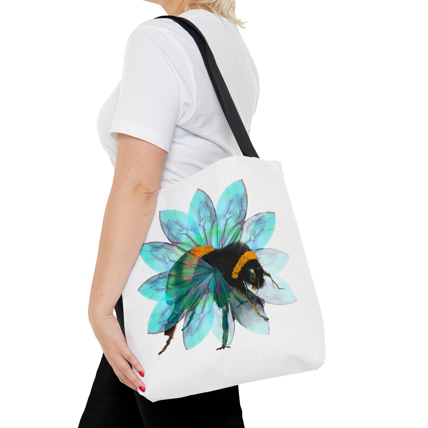 Bee In The Flower Tote Bag
