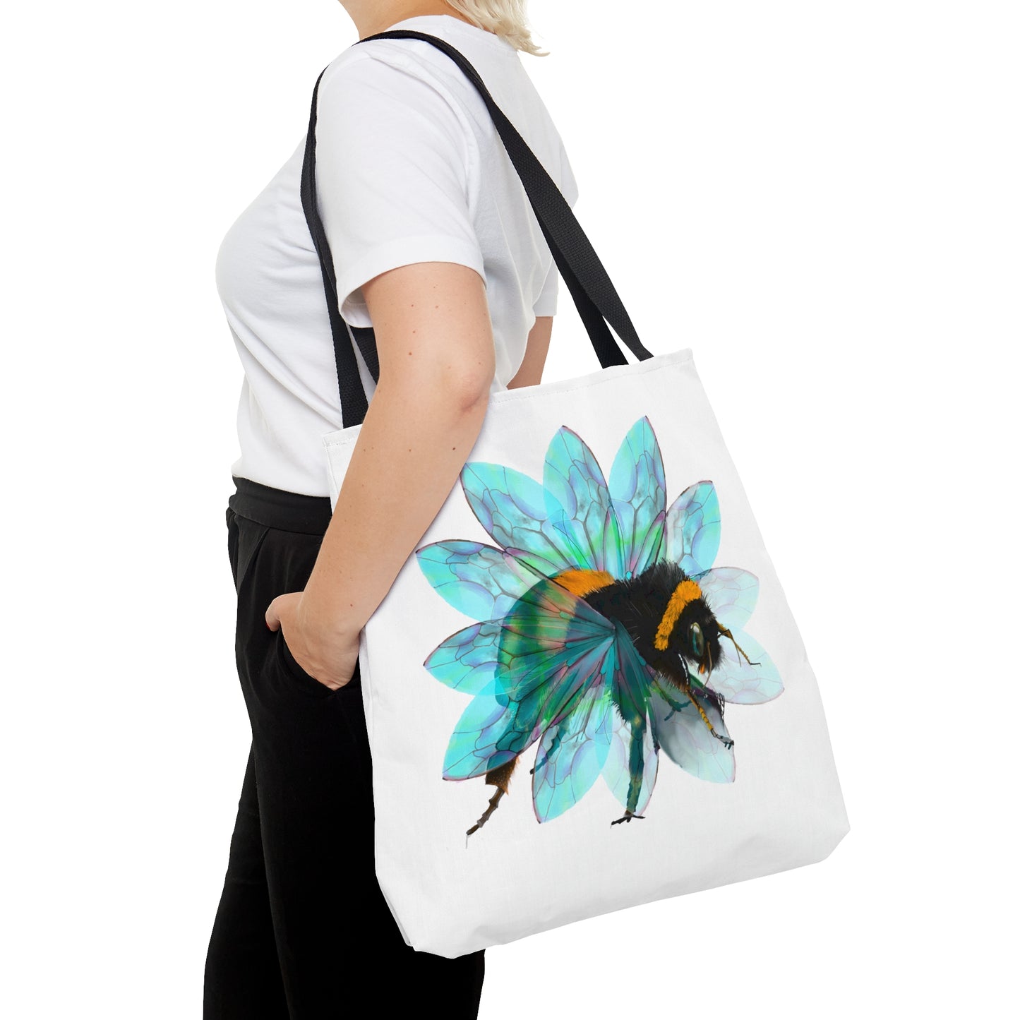 Bee In The Flower Tote Bag