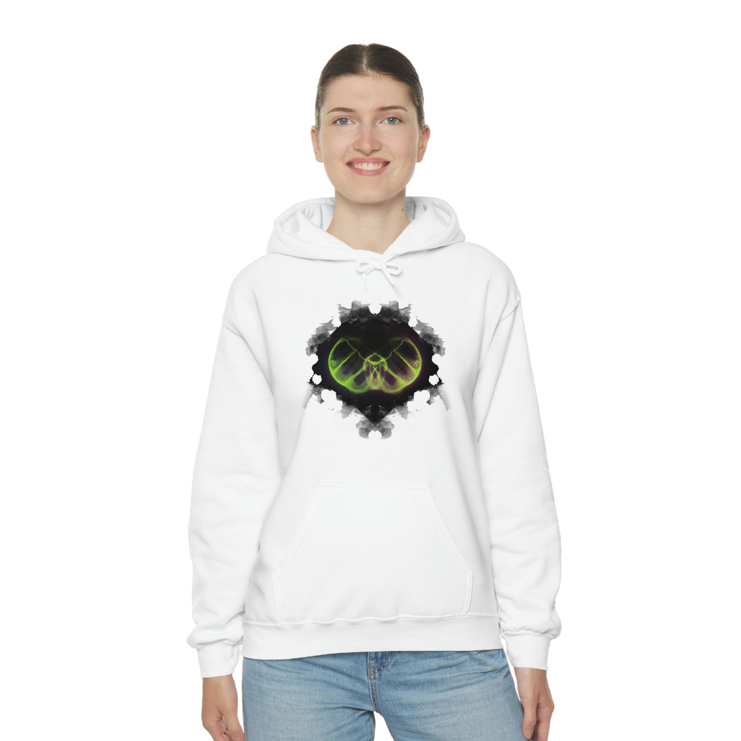 Phantasm Moth Unisex Heavy Blend Hooded Sweatshirt