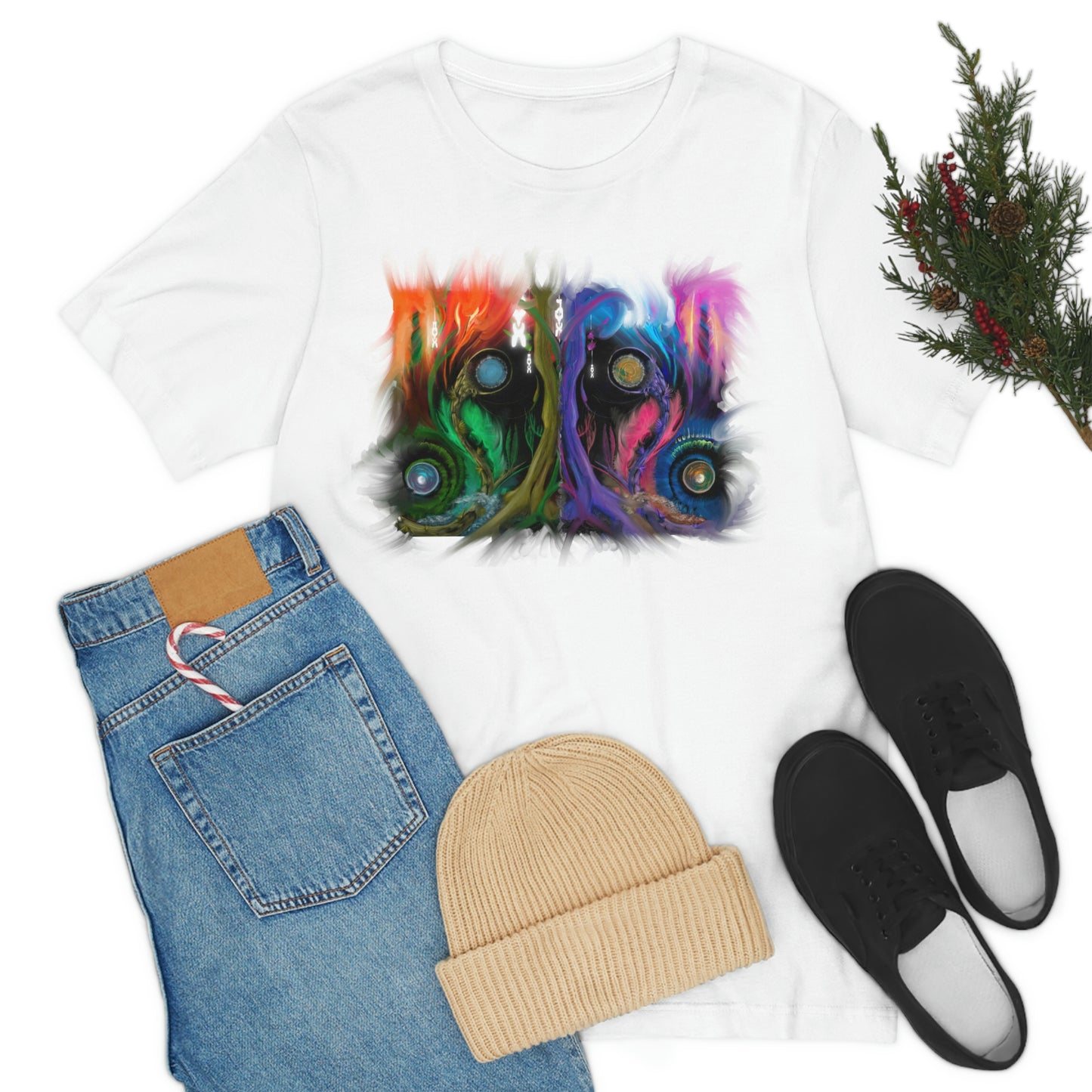 Deep In The Forest of Illusions Unisex Short Sleeve Tee