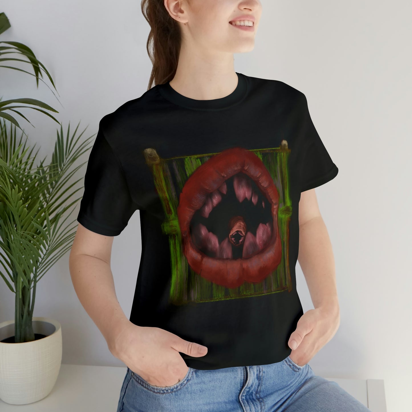 Parasite Mouth Unisex Jersey Short Sleeve Tee