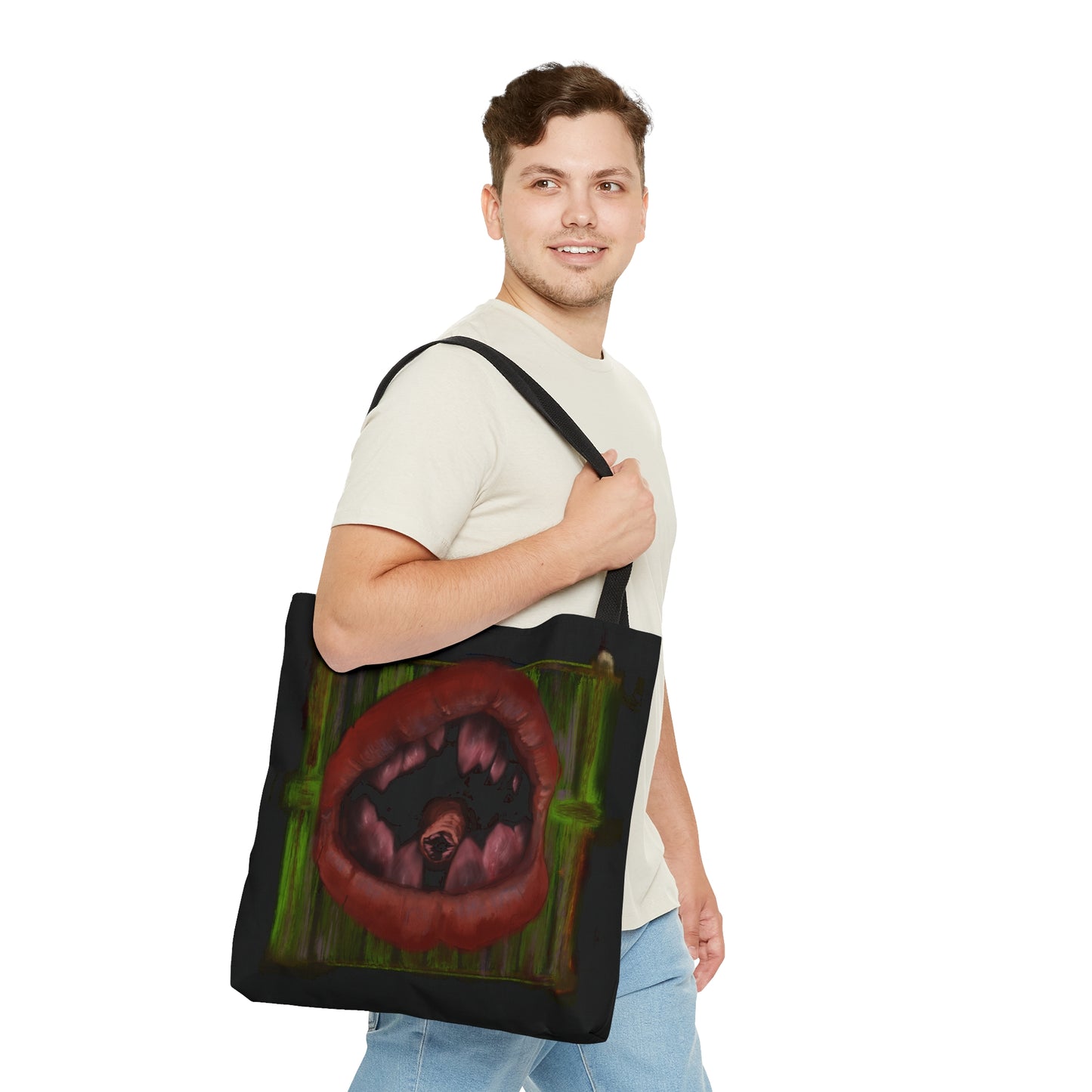 Parasite Mouth Tote Bag