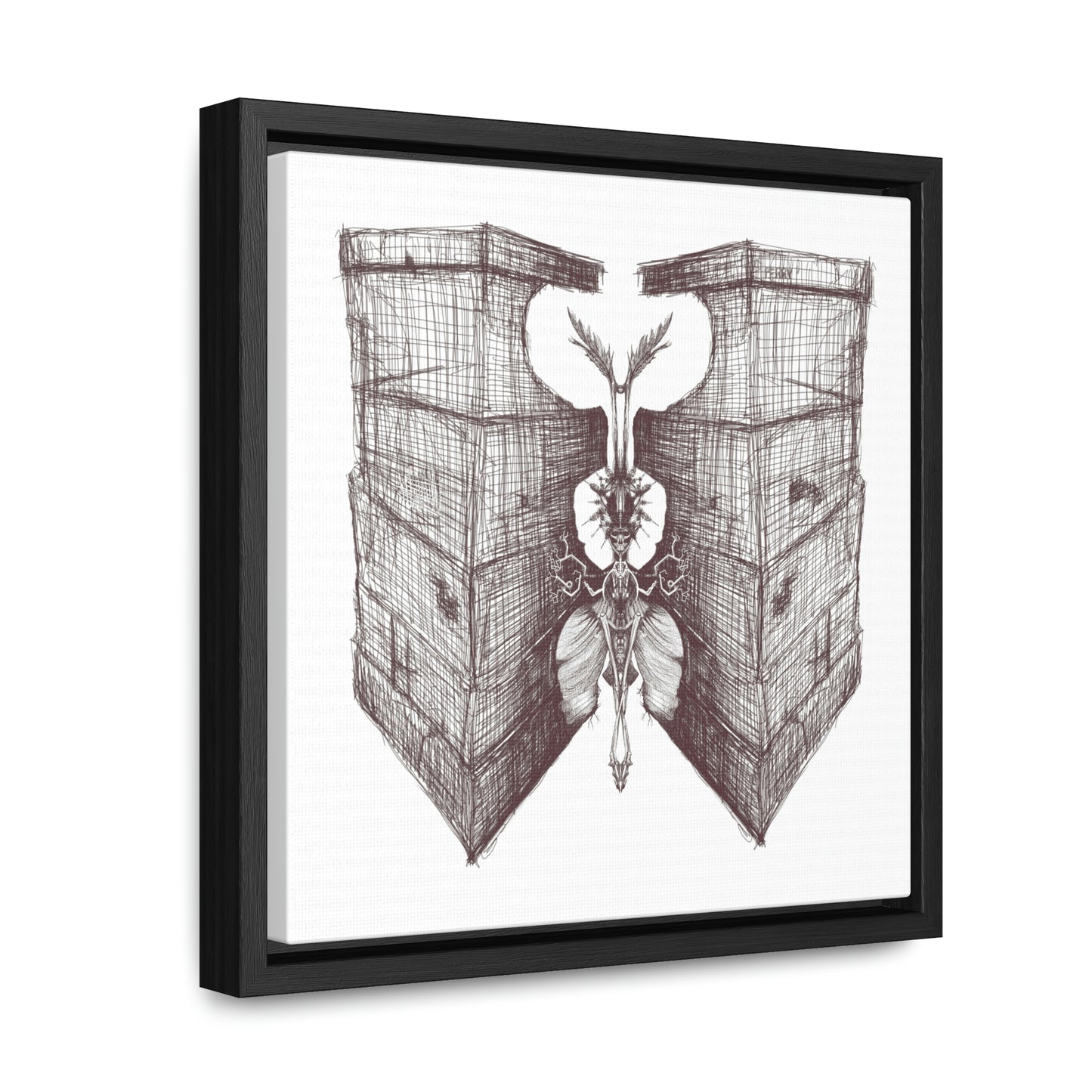 Heavy WIngs Gallery Canvas Wraps Square Frame