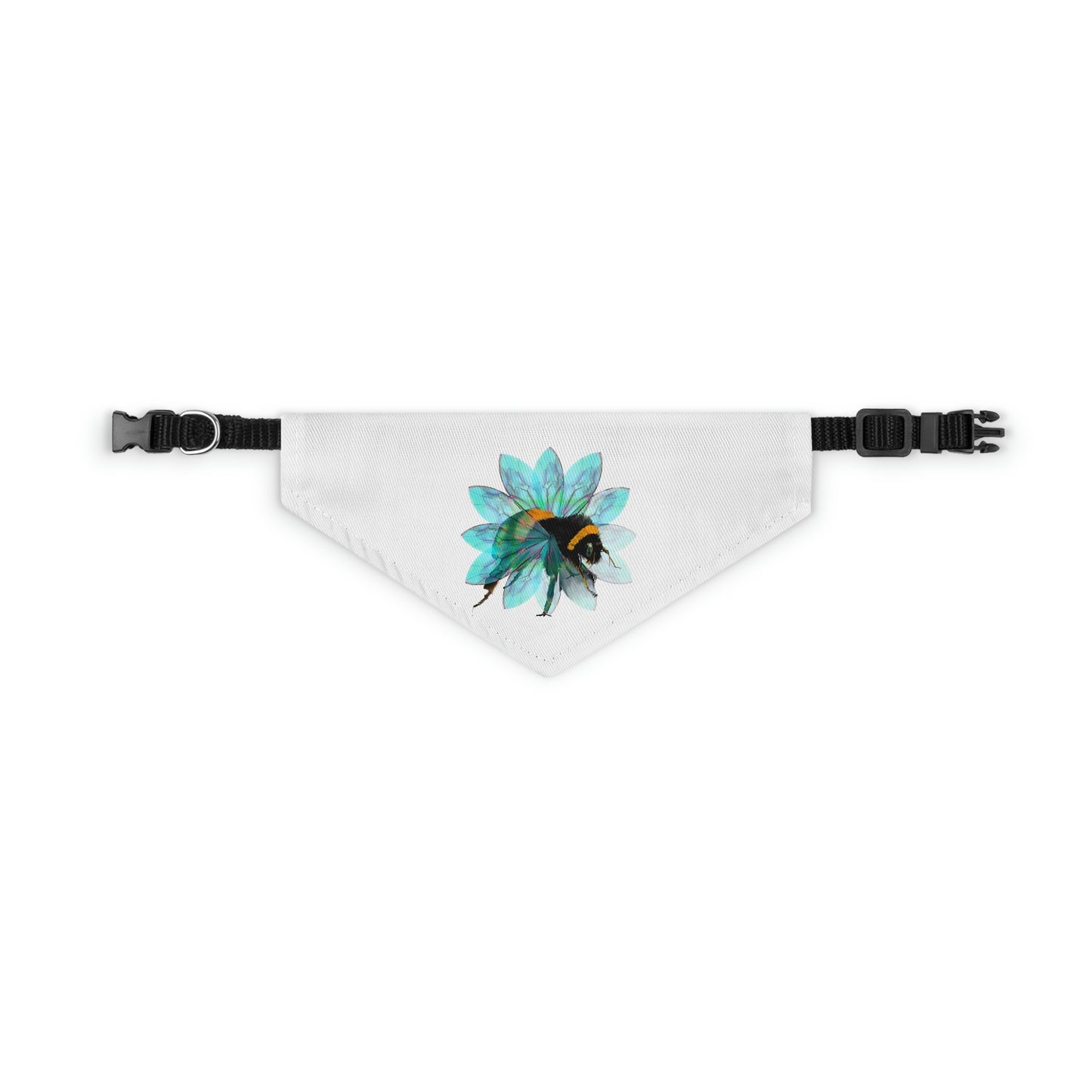 Bee in the Flower Pet Bandana Collar