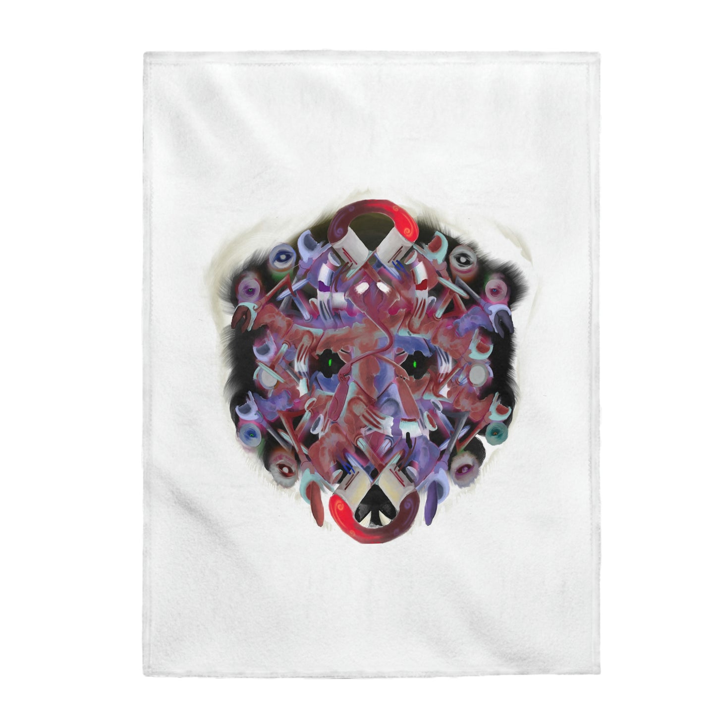 Interfaces Velveteen Plush Blanket