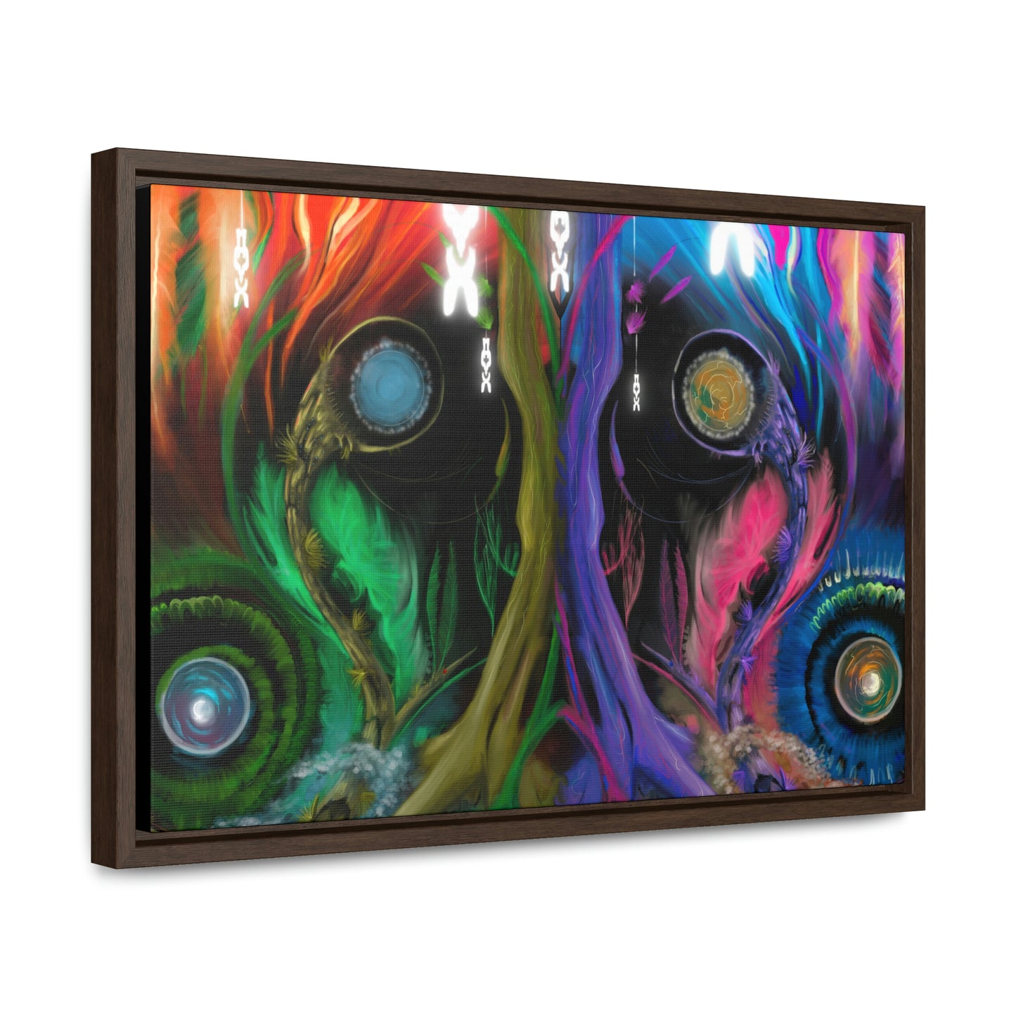 Deep in the Forest of Illusions Gallery Canvas Framed Print