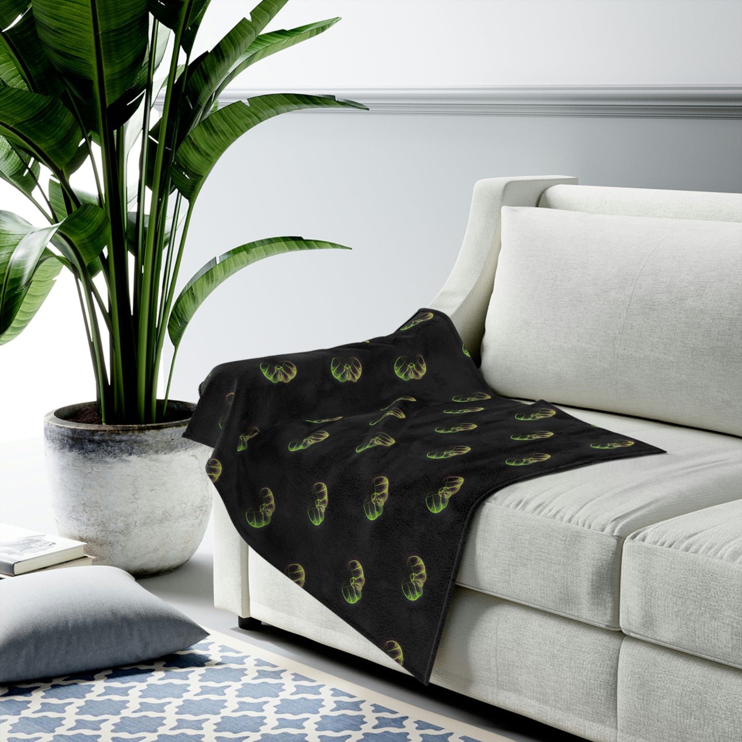 Phantasm Original Artwork Velveteen Plush Blanket