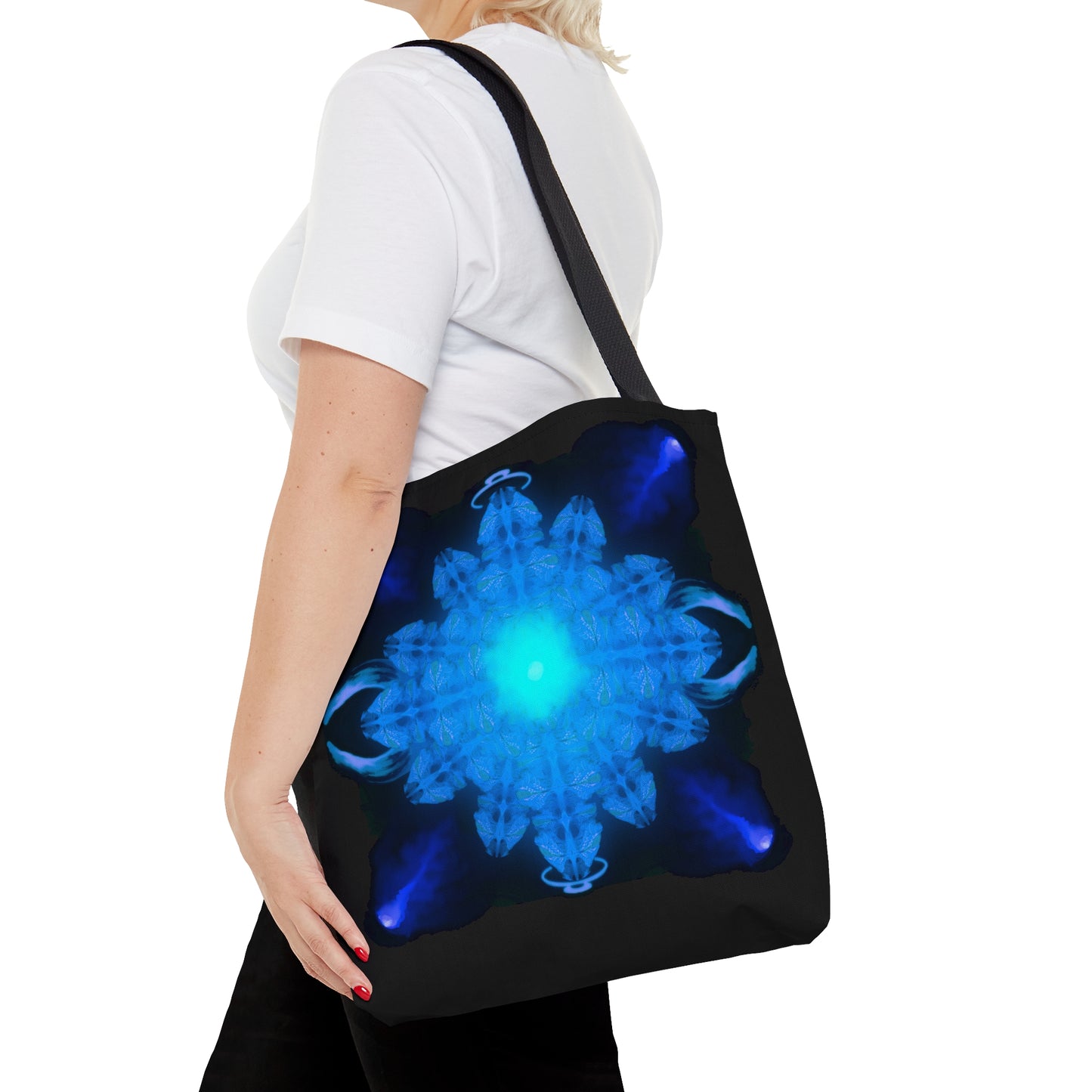 Fire & Ice Burst Tote Bag