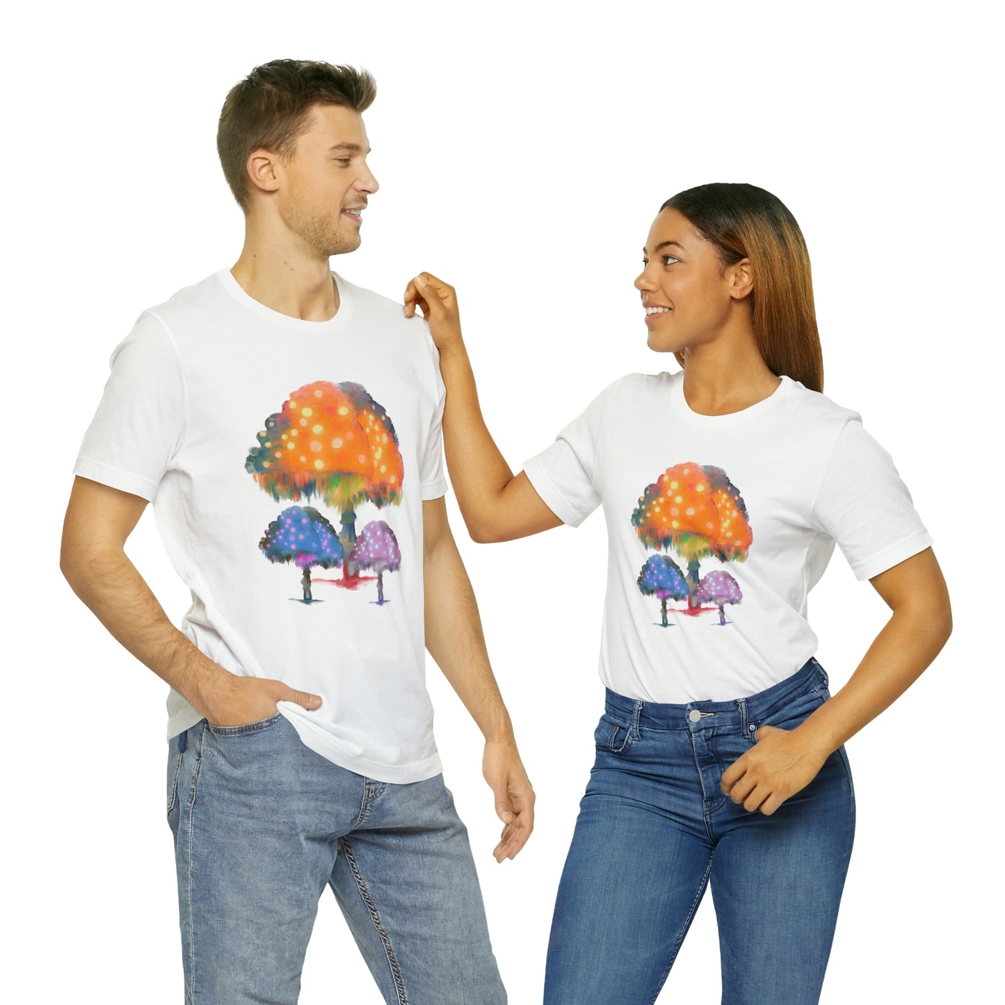 Ghost Fungi Unisex Jersey Short Sleeve Tee
