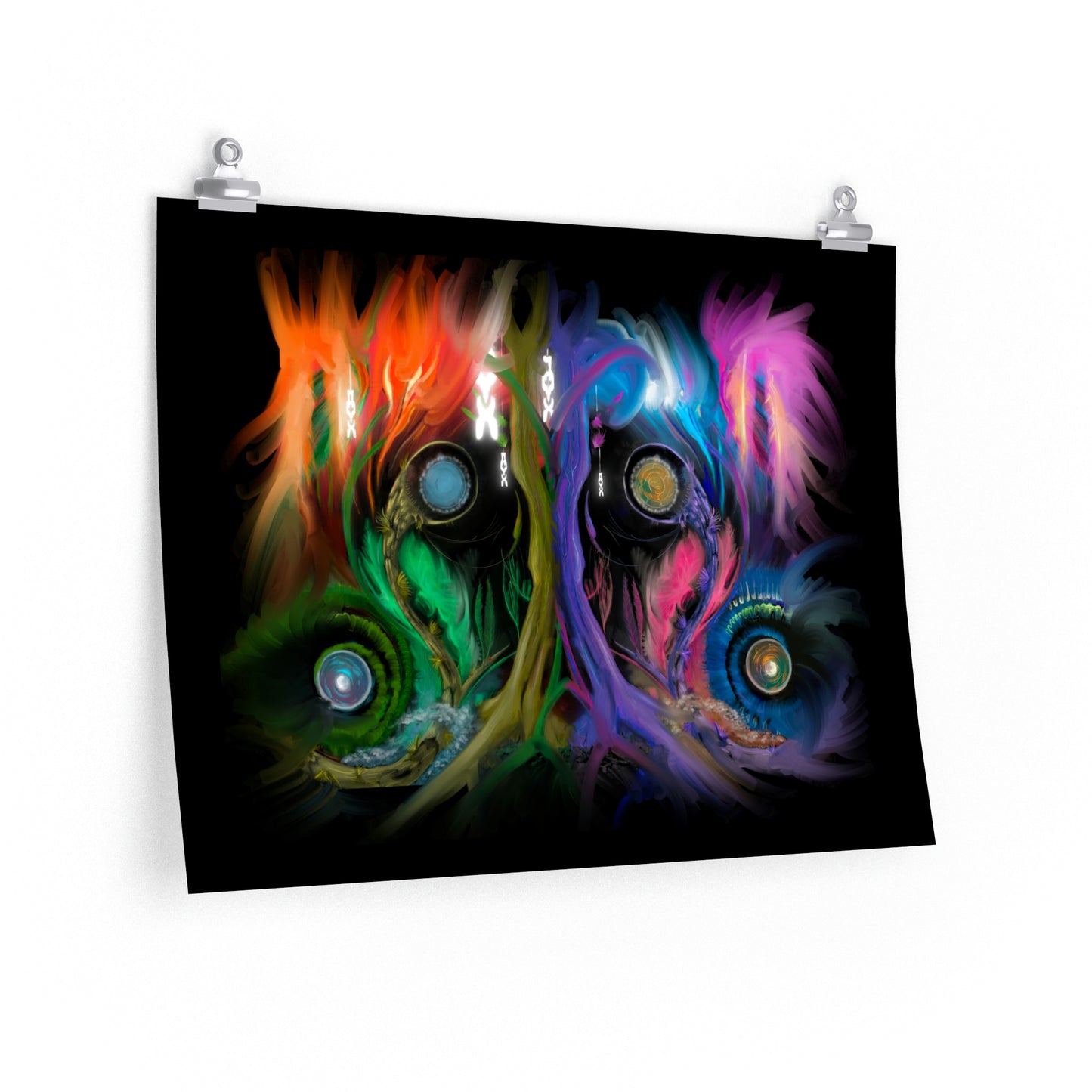 Deep In The Forest of Illusions Premium Matte horizontal poster