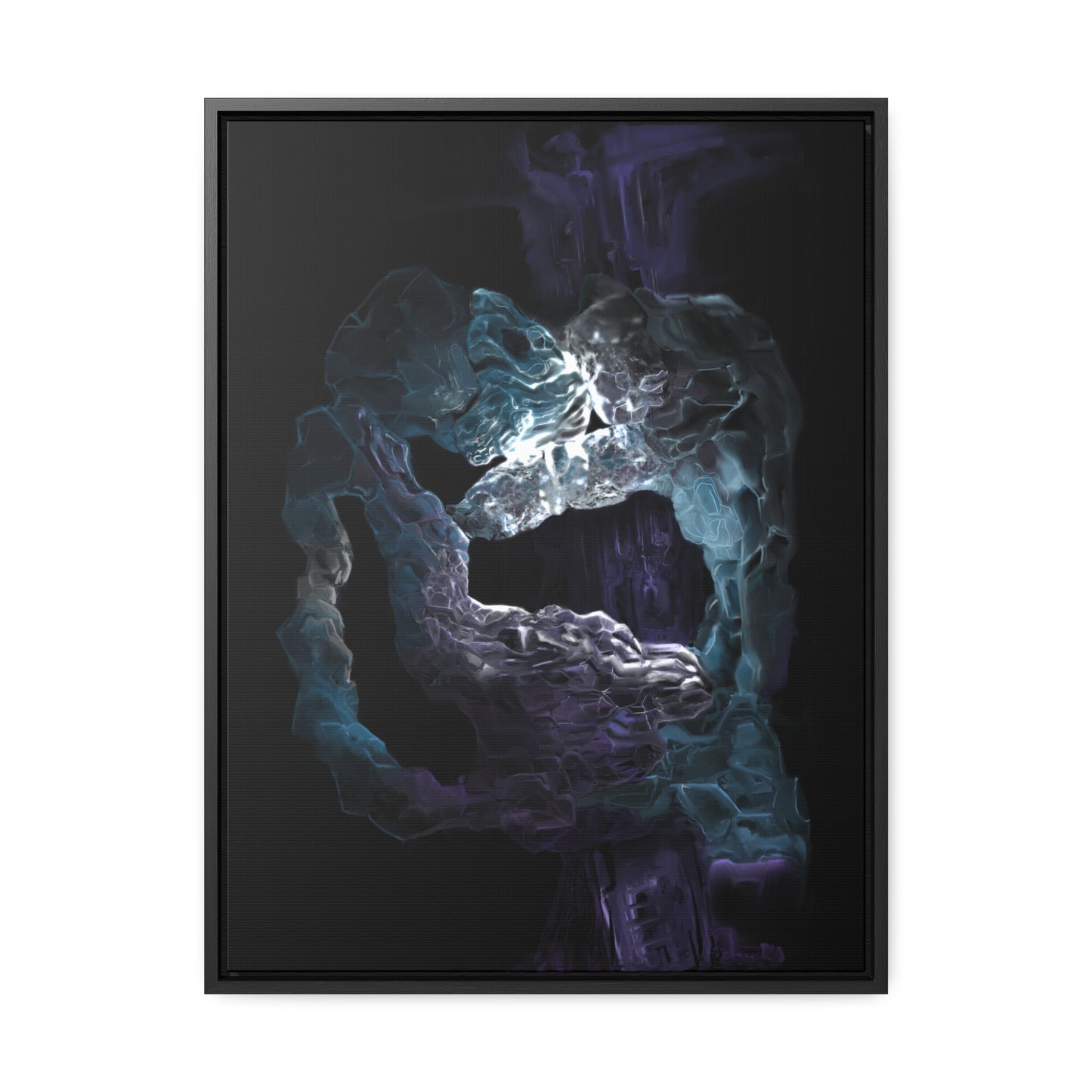 Anomalous Presence Gallery Canvas Wrap in Vertical Frame