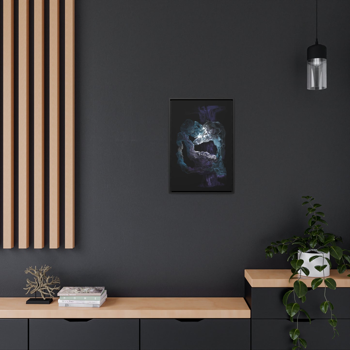 Anomalous Presence Gallery Canvas Wrap in Vertical Frame