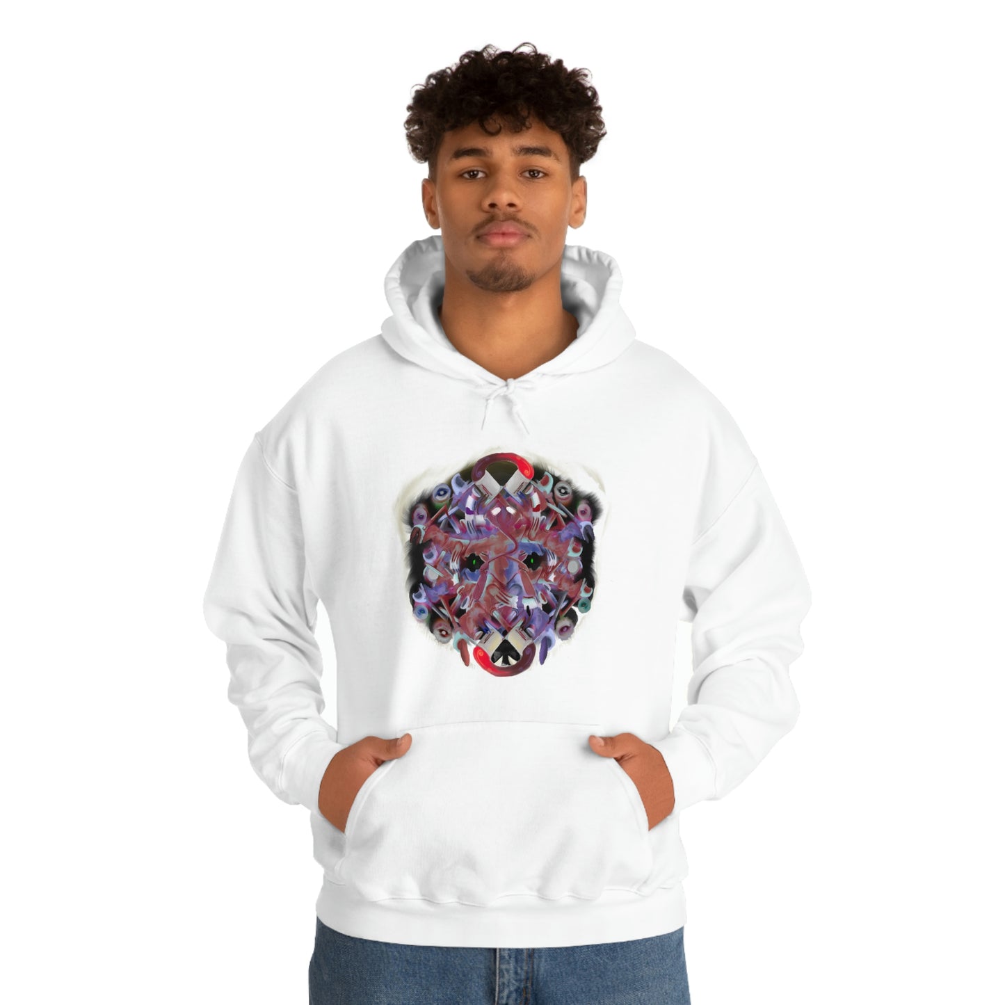 Interfaces Original Art Unisex Heavy Blend™ Hooded Sweatshirt