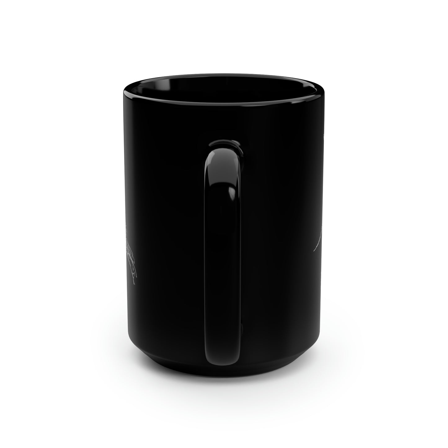 I Am Light Black Mug 15oz