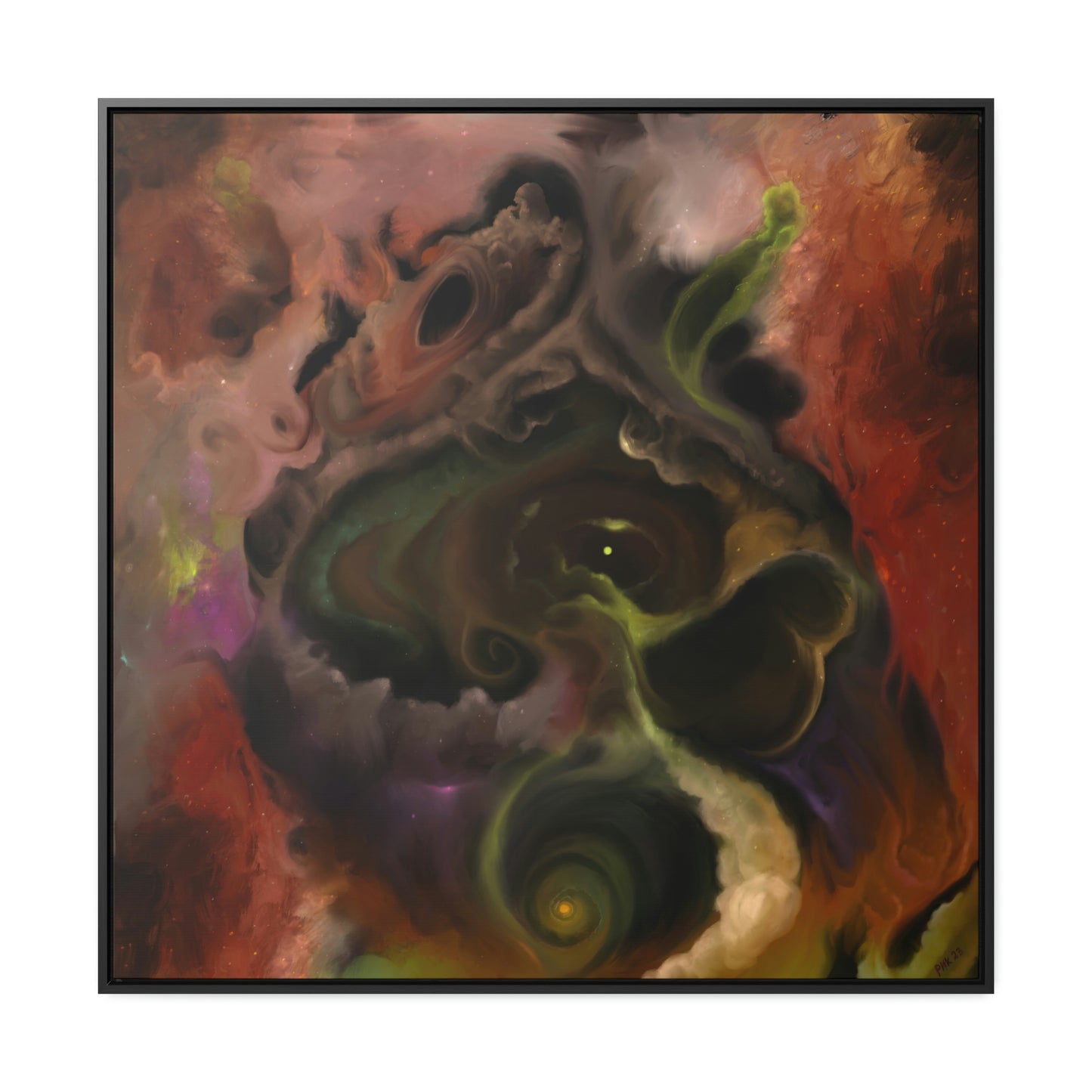 Nebula Fantastic Gallery Canvas Wrap, Square Frame
