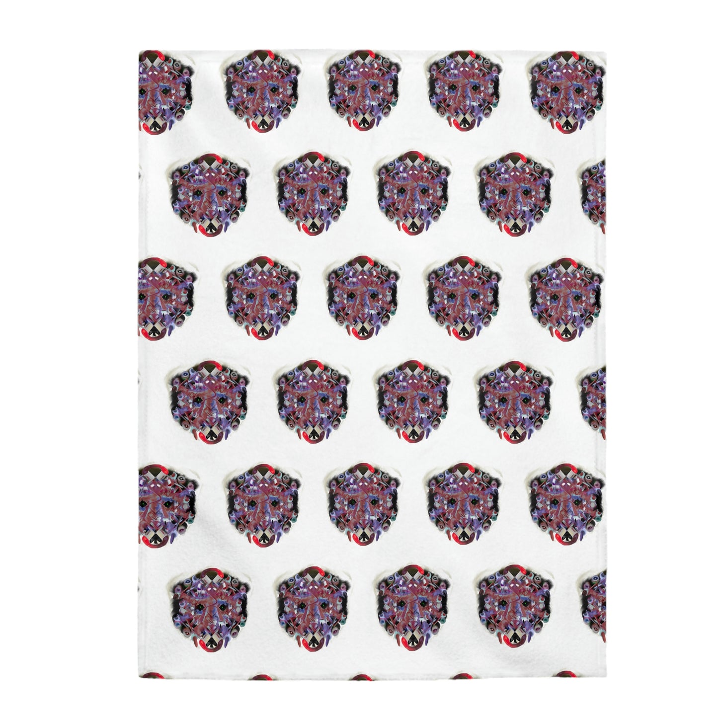 Interfaces Velveteen Plush Blanket