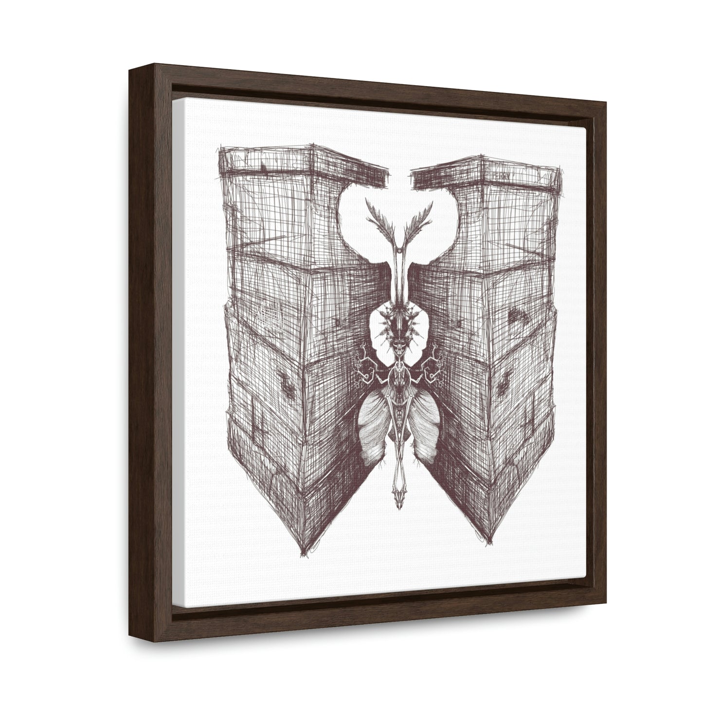Heavy WIngs Gallery Canvas Wraps Square Frame