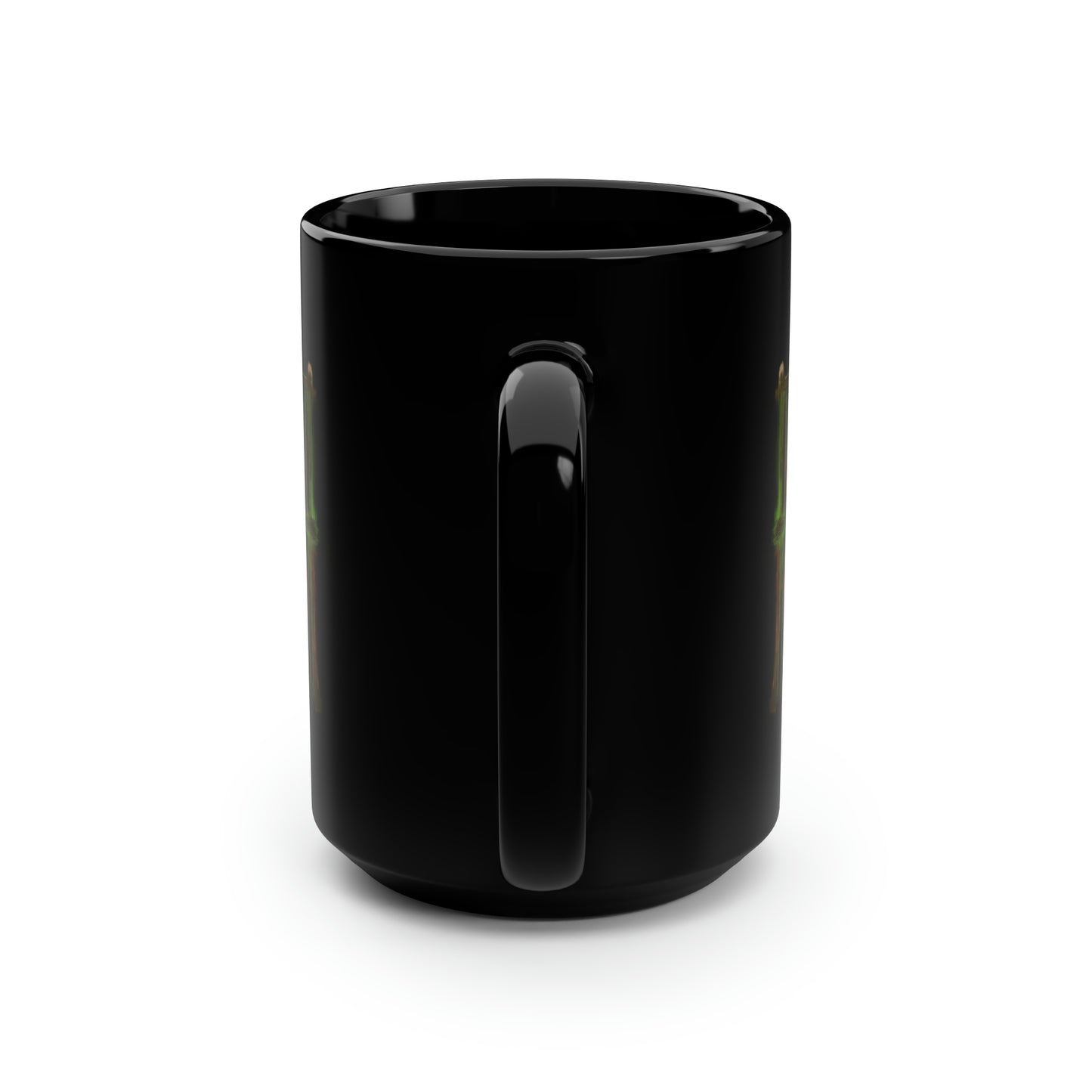 Parasite Mouth Black Mug, 15oz
