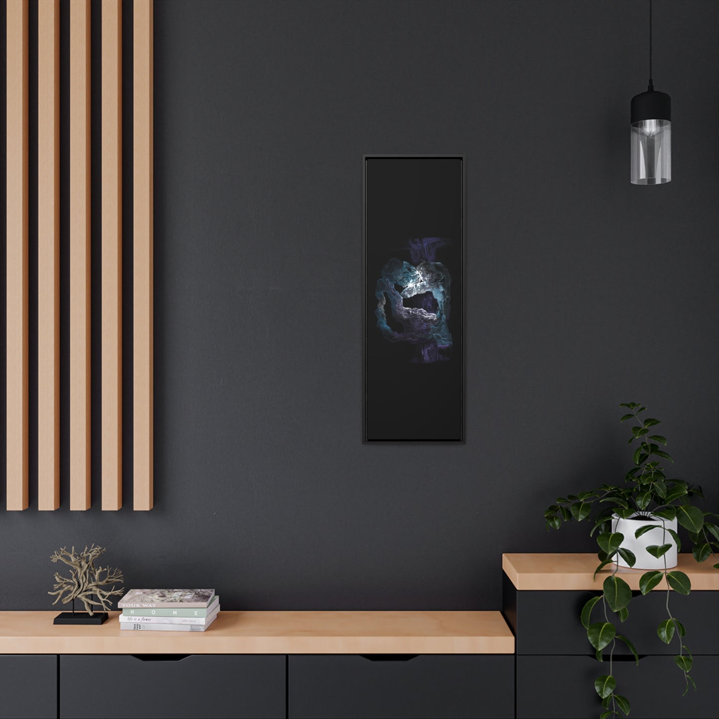 Anomalous Presence Gallery Canvas Wrap in Vertical Frame