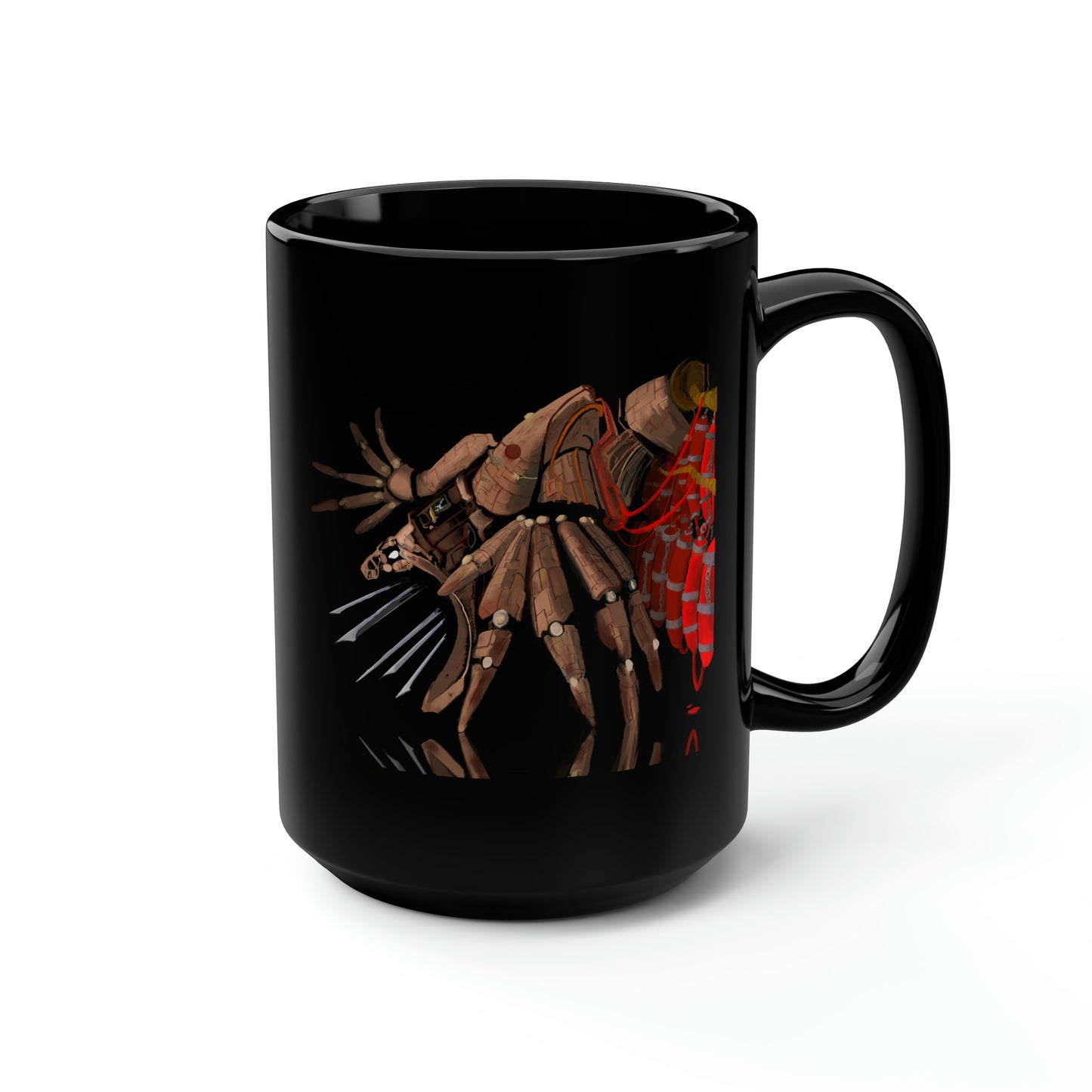 Phlebotomite Black Mug, 15oz