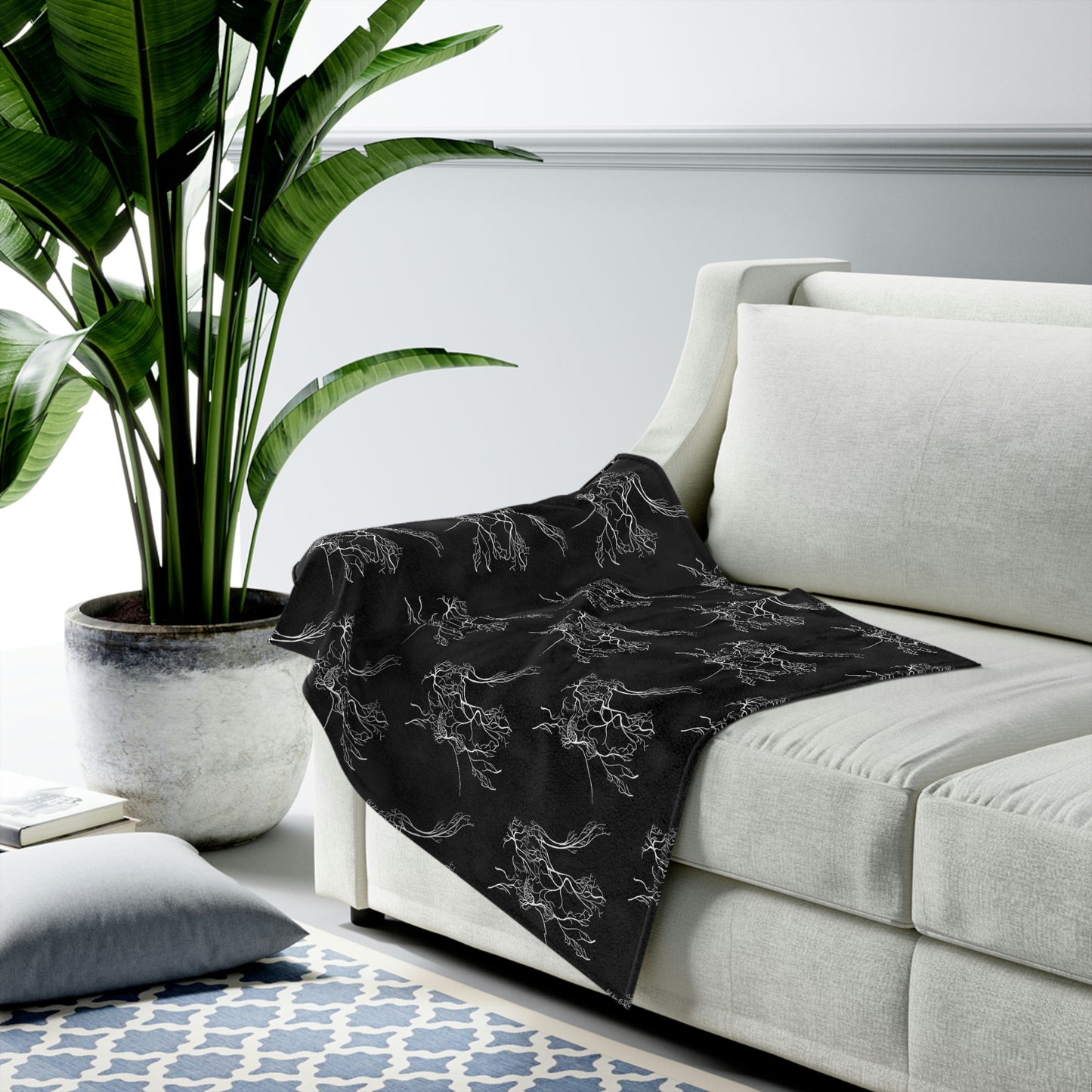 I Am Light Velveteen Plush Blanket
