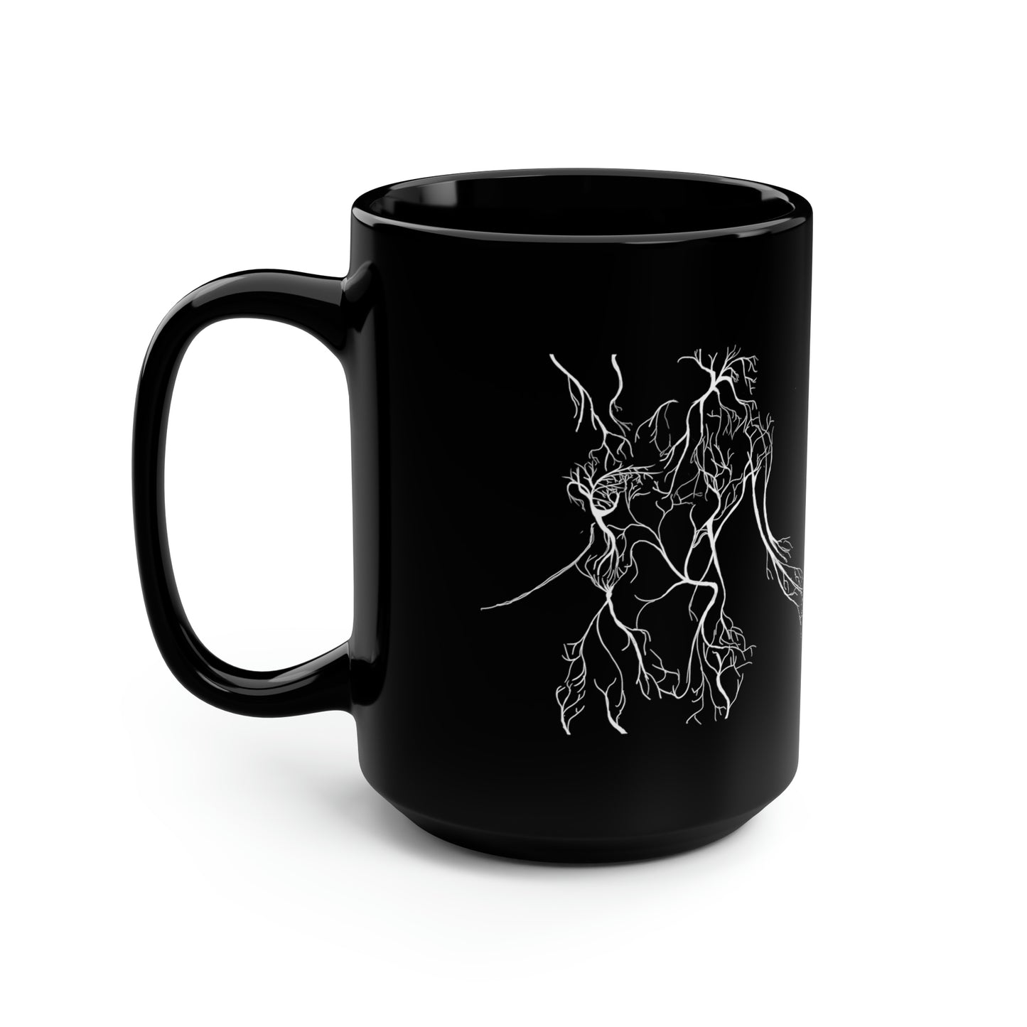 I Am Light Black Mug 15oz