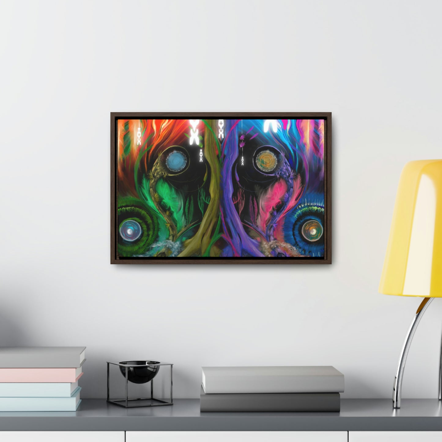 Deep in the Forest of Illusions Gallery Canvas Framed Print