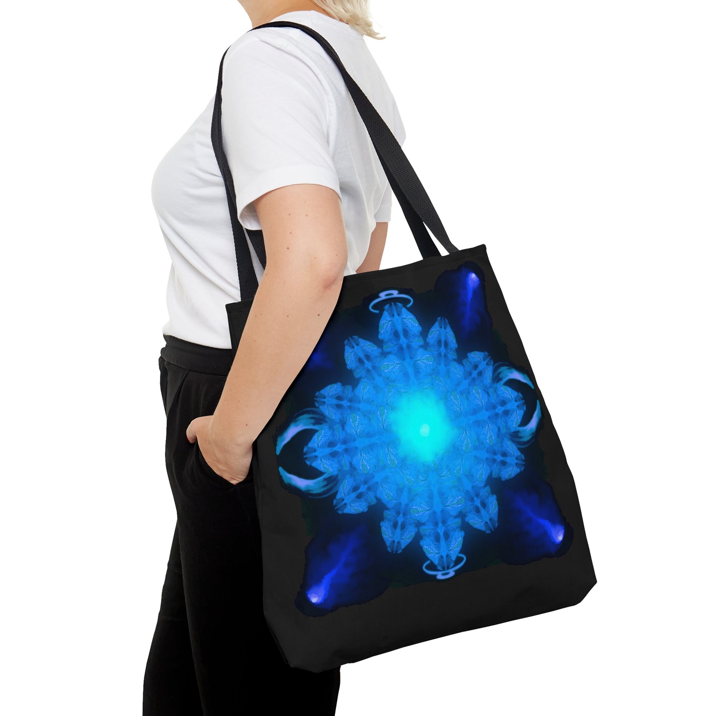 Fire & Ice Burst Tote Bag