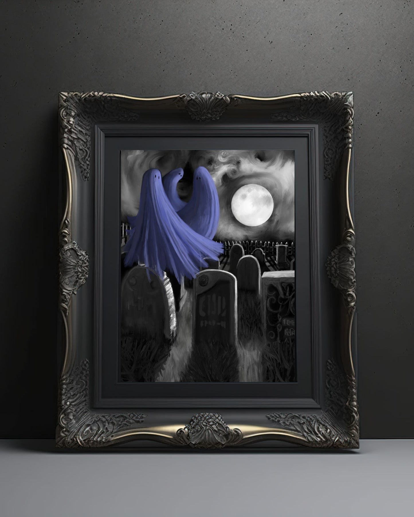 A Dance In The Moonlight Art Print