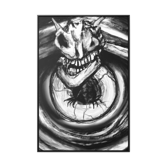 Devin In Your Eye Framed Gallery Canvas Wrap