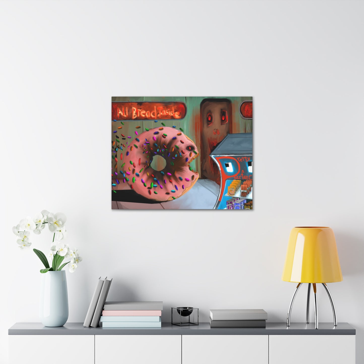Baaad Donut! Canvas Gallery Wrap