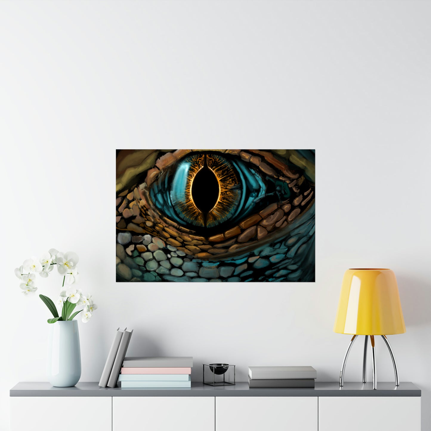 Ancient Eye Matte Horizontal Poster